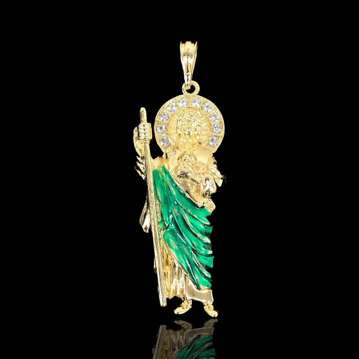 18K Gold-Filled Saint Jude Pendant